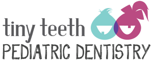 Tiny Teeth Pediatric Dentistry Logo on Transparent Background